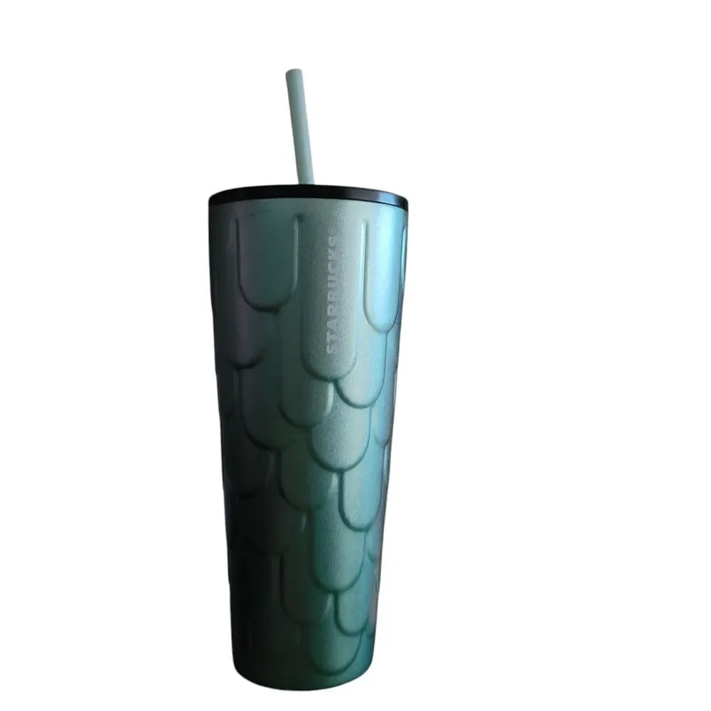 Starbucks Green Tumbler with Straw